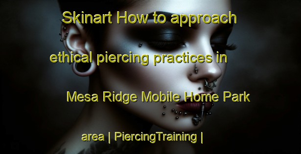 Skinart How to approach ethical piercing practices in Mesa Ridge Mobile Home Park area | PiercingTraining | PiercingClasses | SkinartTraining-United States